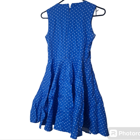 Kate Kasin Girls Rockabilly 50s Polka-dot Aline Dress - Picture 2 of 9